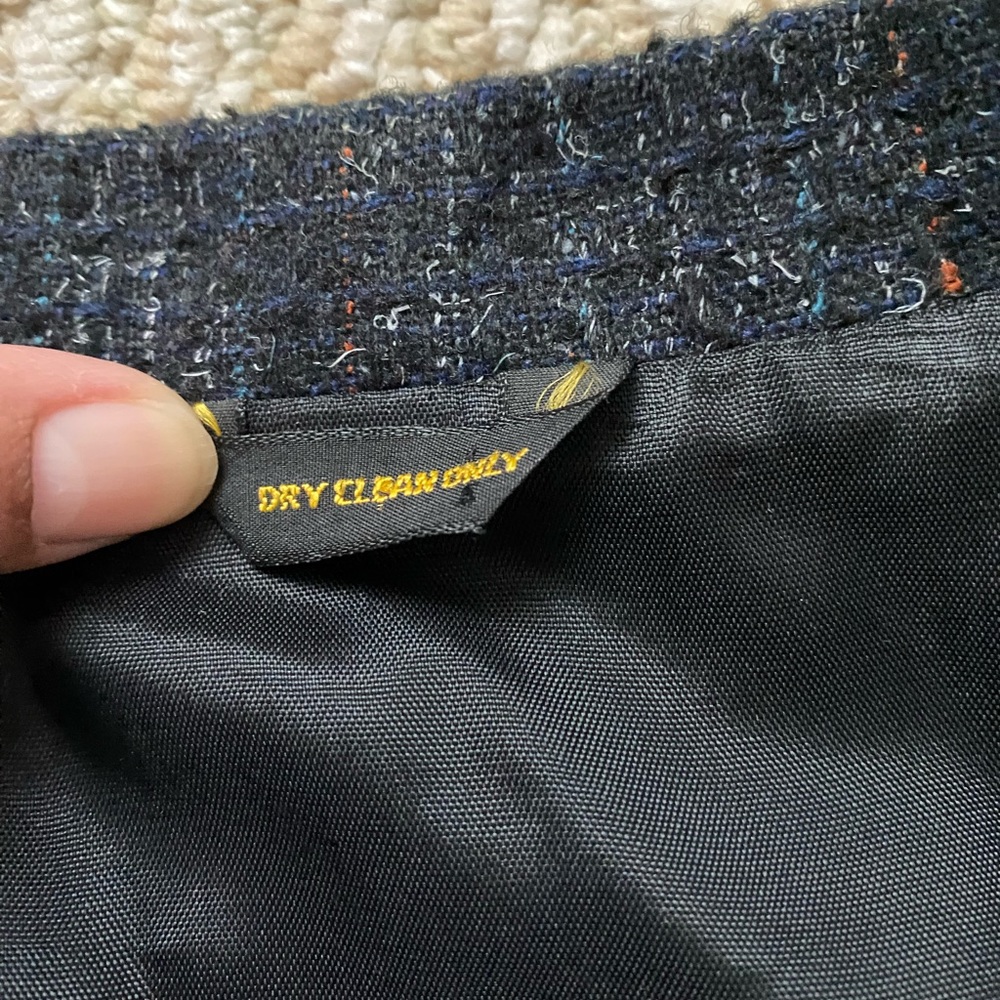 COTLER | Vintage Sports Coat Charcoal Gray Wool Blend Jacket Size 40 - Picture 9 of 11